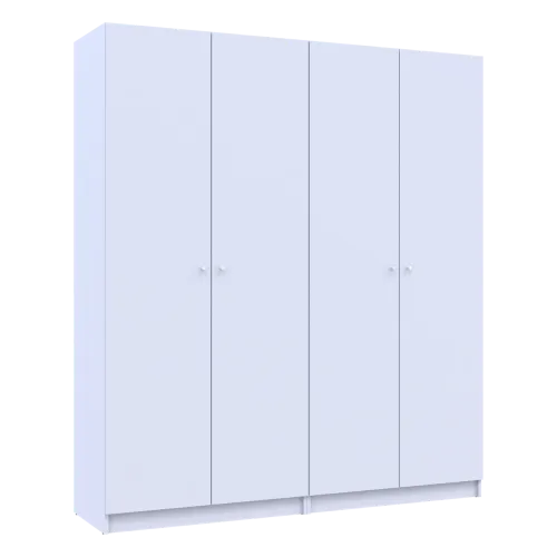 Шафа Doros Промо з полицями Білий 2+2 ДСП 180х48х204 (44900288)