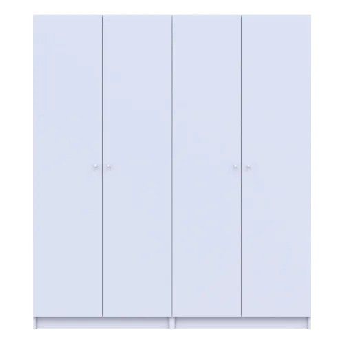 Шафа Doros Промо з полицями Білий 2+2 ДСП 180х48х204 (44900288)