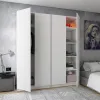 Шафа Doros Промо з полицями Білий 2+2 ДСП 180х48х204 (44900288)