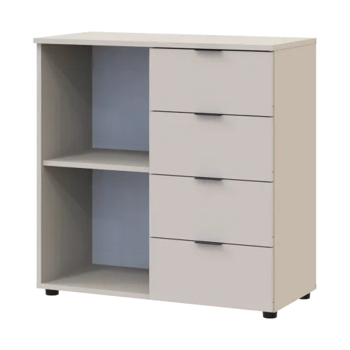 Комод Doros Рон 1 1 фасад 4 шухляды Кашемир 80х38х81 (41516043)