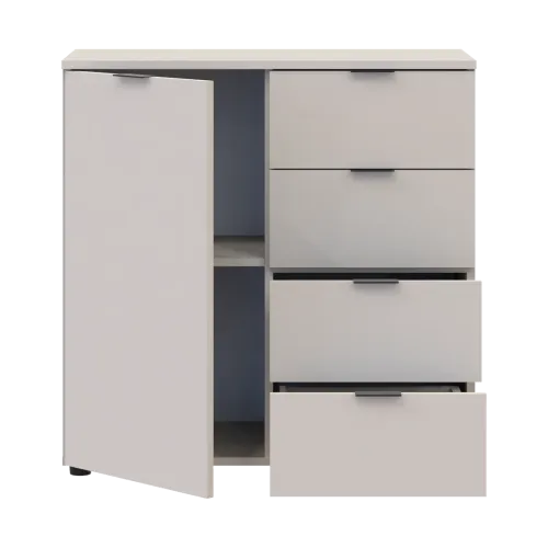 Комод Doros Рон 1 1 фасад 4 шухляды Кашемир 80х38х81 (41516043)