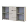 Комод Doros Рон 5 2 фасада 4 шухляды Кашемир 140х38х81 (41516047)