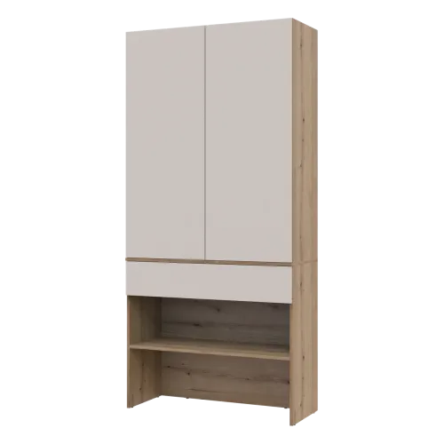 Прихожая Doros Сплит Дуб Артизан/Кашемир ДСП 94х39х200 (44900270)