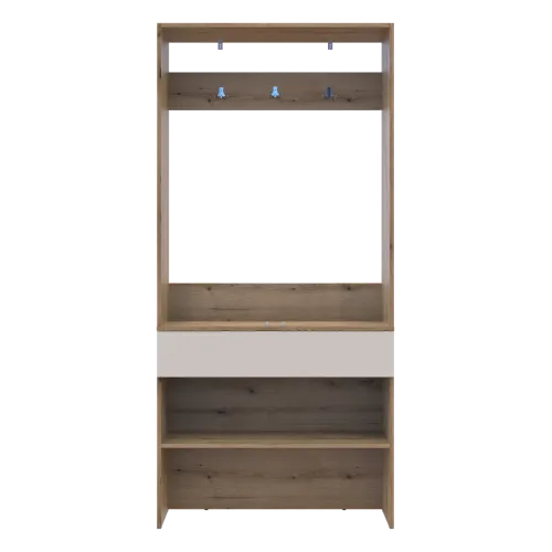 Прихожая Doros Сплит Дуб Артизан/Кашемир ДСП 94х39х200 (44900270)