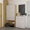 Прихожая Doros Сплит Дуб Артизан/Кашемир ДСП 94х39х200 (44900270)