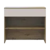 Тумба для обуви Doros Сплит Дуб Артизан/Кашемир ДСП 94х39х80 (41901270)