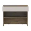 Тумба для обуви Doros Сплит Дуб Артизан/Кашемир ДСП 94х39х80 (41901270)
