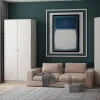 Шафа для одягу Doros Promo з полицями Кашемір 2 ДСП 90х48х204 (80737670)