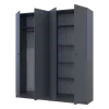 Шафа Doros Промо з полицями Графіт 2+2 ДСП 180х48х204 (44900289)