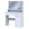 Туалетный столик Doros Эстель Белый ДСП 90х38х135 (41516035)