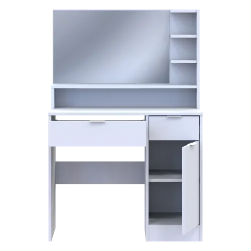 Туалетный столик Doros Эстель Белый ДСП 90х38х135 (41516035)
