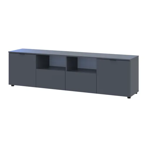 Комод Doros Рон 4 Графит 2 фасада 2 шухляды 180х38х50 (44900234)