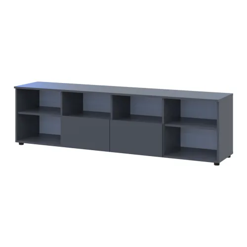 Комод Doros Рон 4 Графит 2 фасада 2 шухляды 180х38х50 (44900234)