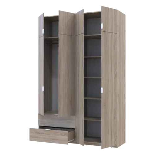 Шафа для одягу Doros Лукас Дуб Сонома 160х50х240 (80737730)