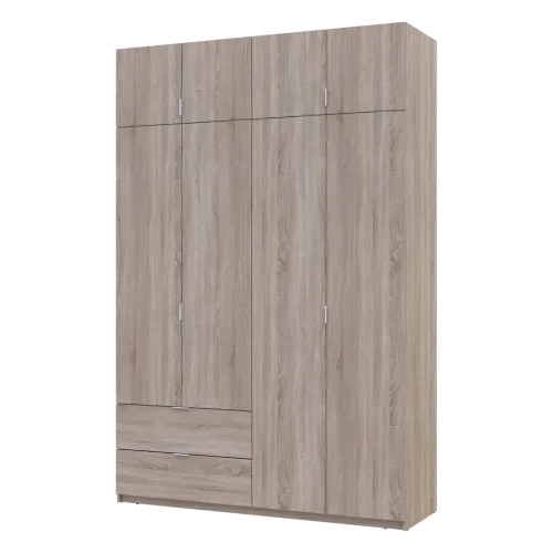 Шафа для одягу Doros Лукас Дуб Сонома 160х50х240 (80737730)
