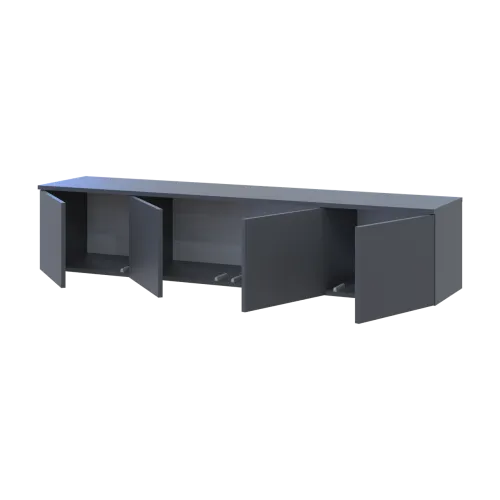 Тумба ТВ Doros Левия Графит 4Д 160х35х33 (41516088)