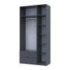 Шафа для одягу Doros Лукас Графіт 3ДСП 120х50х240 (80737797)