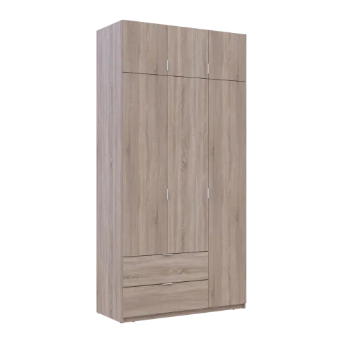 Шафа для одягу Doros Лукас Дуб Сонома 3ДСП 120х50х240 (80737799)