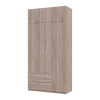 Шафа для одягу Doros Лукас Дуб Сонома 3ДСП 120х50х240 (80737799)