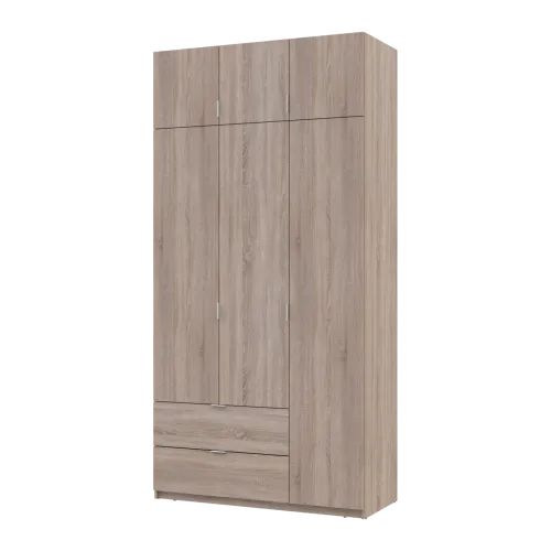 Шафа для одягу Doros Лукас Дуб Сонома 3ДСП 120х50х240 (80737799)