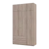 Шафа для одягу Doros Лукас Дуб Сонома 3ДСП 135х50х240 (80737803)