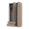 Шафа для одягу Doros Лукас Дуб Сонома 3ДСП 135х50х240 (80737803)