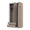Шафа для одягу Doros Лукас Дуб Сонома 3ДСП 135х50х240 (80737803)