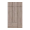 Шафа для одягу Doros Лукас Дуб Сонома 3ДСП 135х50х240 (80737803)