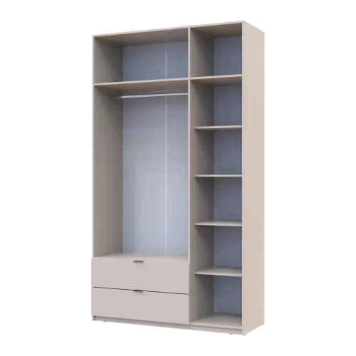 Шафа для одягу Doros Лукас Кашемір 3ДСП 135х50х240 (80737802)