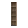 Этажерка к шкафу Doros Дэйл Графит/Дуб Эвок 52х28х220 (41516119)