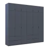 Шафа для одягу Doros Лукас Графіт 3+3 ДСП 255х50х240 (42005113)