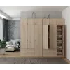 Шафа для одягу Doros Лукас Дуб сонома 3+3 ДСП 270х50х240 (42005115)