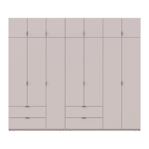 Шафа для одягу Doros Лукас Кашемір 3+4 ДСП 280х50х240 (42005120)