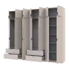 Шафа для одягу Doros Лукас Кашемір 3+4 ДСП 280х50х240 (42005120)