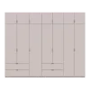Шафа для одягу Doros Лукас Кашемір 3+4 ДСП 295х50х240 (42005124)