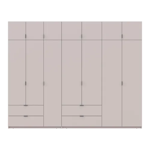 Шафа для одягу Doros Лукас Кашемір 3+4 ДСП 300х50х240 (42005132)