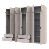 Шафа для одягу Doros Лукас Кашемір 3+4 ДСП 300х50х240 (42005132)