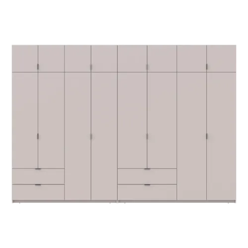 Шафа для одягу Doros Лукас Кашемір 4+4 ДСП 340х50х240 (42005140)