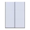 Шафа купе Doros G-Caiser Графіт/Біла 2 ДСП / 3 частини 180х60х240 (44900262)