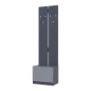 Вешалка с тумбой Doros Сола Графит/Серый ДСП 60х40х215 (44900343)