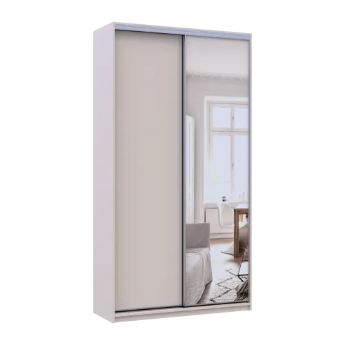 Шафа купе Doros Сіті Лайт Кашемір 1 ДСП / 1 дзеркало 120х45х225 (80736338)