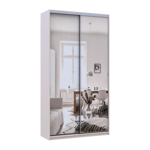 Шафа купе Doros Сіті Лайт Кашемір 2 Дзеркала 120х45х225 (80736344)