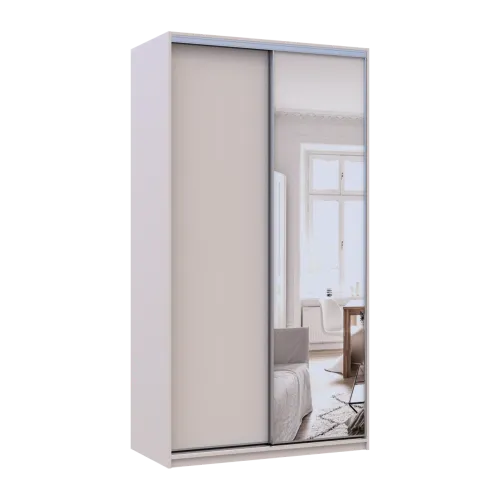 Шафа купе Doros Сіті Лайт Кашемір 1 ДСП / 1 дзеркало 120х60х225 (80736335)