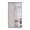 Шафа купе Doros Сіті Лайт Кашемір 1 ДСП / 1 дзеркало 120х60х225 (80736335)