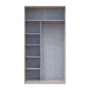 Шафа купе Doros Сіті Лайт Кашемір 2 Дзеркала 120х60х225 (80736341)
