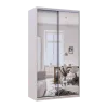 Шафа купе Doros Сіті Лайт Кашемір 2 Дзеркала 120х60х225 (80736341)