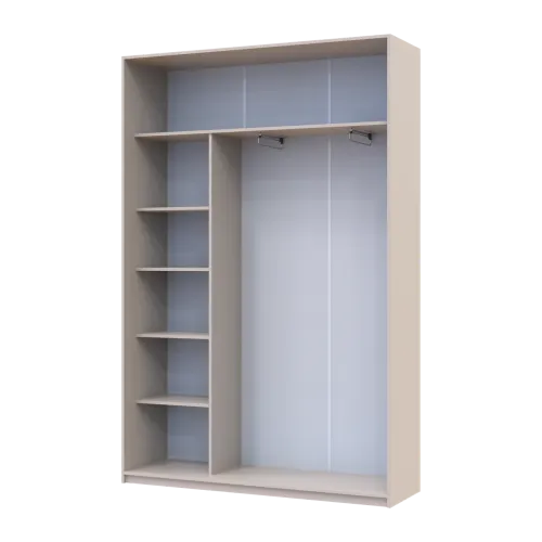 Шафа купе Doros Сіті Лайт Кашемір 2 ДСП 150х45х225 (80736350)
