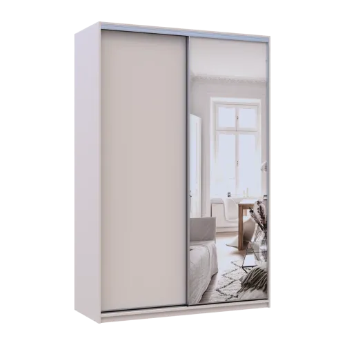 Шафа купе Doros Сіті Лайт Кашемір 1 ДСП / 1 дзеркало 150х60х225 (80736353)