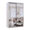 Шафа купе Doros Сіті Лайт Кашемір 2 Дзеркала 150х60х225 (80736359)