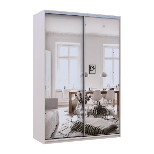 Шафа купе Doros Сіті Лайт Кашемір 2 Дзеркала 150х60х225 (80736359)